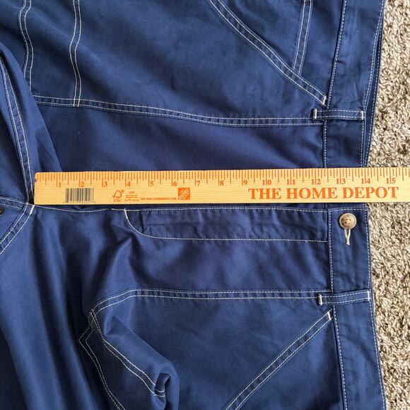 Polo Denim & Supply Womens Contrast Stitch Carpenter Pants 16 Blue Gorpcore - Picture 7 of 12